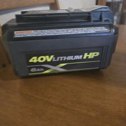 40v Lithium Hp Battery