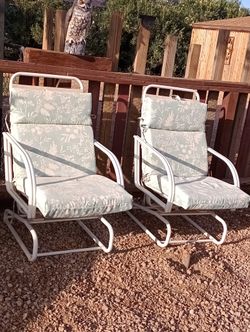 4 patio chairs