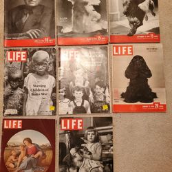 1930s-1940s LIFE Magazines Lot