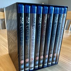 Game of Thrones Blu Ray discs, complete Series