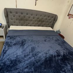 Bed frame (King Size) NO Mattress. 