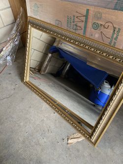 Stanley Monarch Wall Mirror With Gold Frame