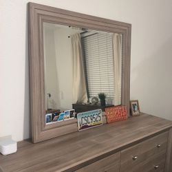 Large Mirror (you can buy dresser too) 