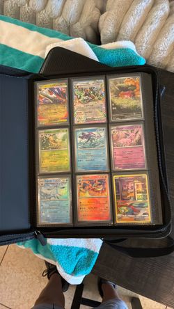 Pokemon card binder w/ cards $25