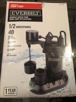 Sump pumps 2