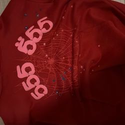 Red sp5der hoodie 