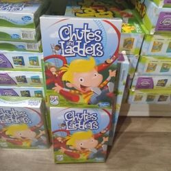CHUTES AND LADDERS  AGES 3 + 