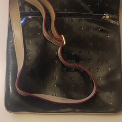 Arcadia Black Patent Leather Italian Handbag