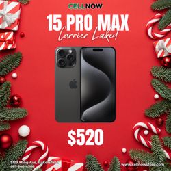 iphone 15 Pro Max Carrier Locked Starting At $520