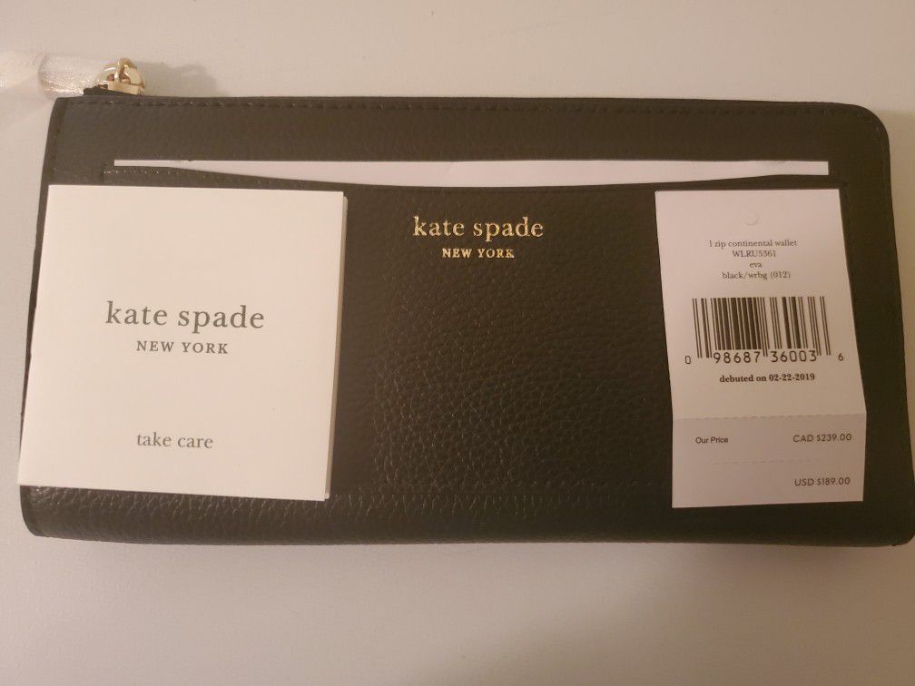 Kate Spade Black Wallet