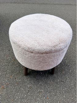 PICK UP TODAY-Fluffy Living Room Chair with Storage