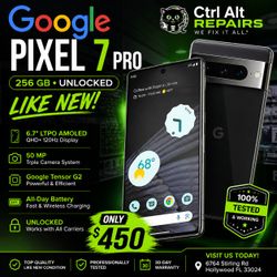 📱 Google Pixel 7 Pro – 256GB💰 ONLY $450