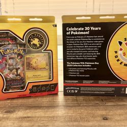 2x Pokemon Day 2026 Collection Box Bundle  30th Anniversary Pikachu Promo