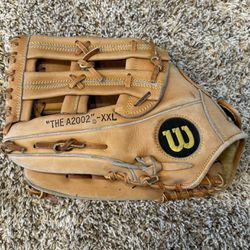 Wilson A2000 Lefty Model A2002 XXL Baseball Glove