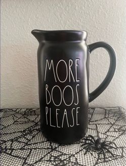 New Rae Dunn More boos please pitcher