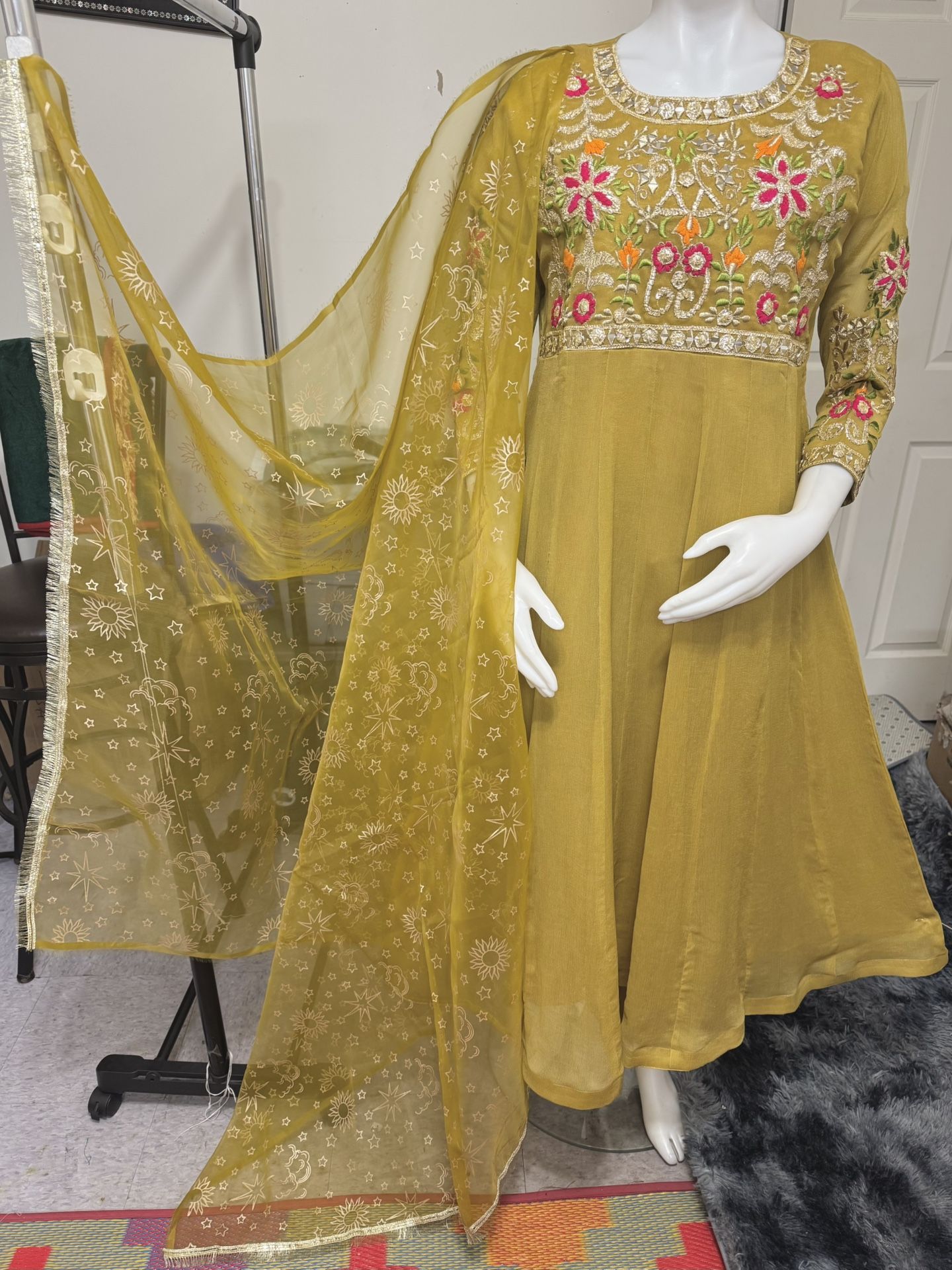 Chiffon Party Wear Dress