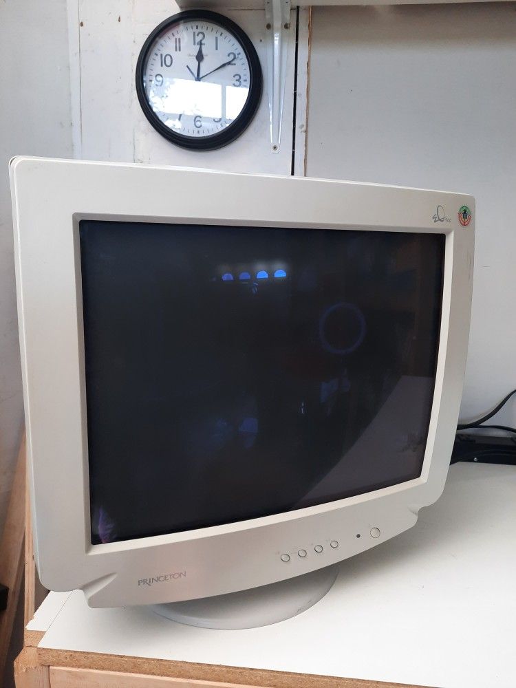 Crt Retro Gaming Monitor Princeton EO 900 Vintage Computer