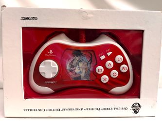 Nubytech Street Fighter Ryu Controller (7440) for PlayStation PS2 PS1 Gamepad