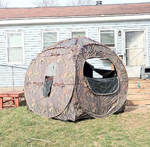 Ameristep Ground Doghouse Backpack TSC Pack In Build Hunting Blind