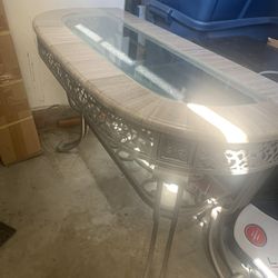 3 Piece Marble Table Set (End Table And 2 Coffee Tables)