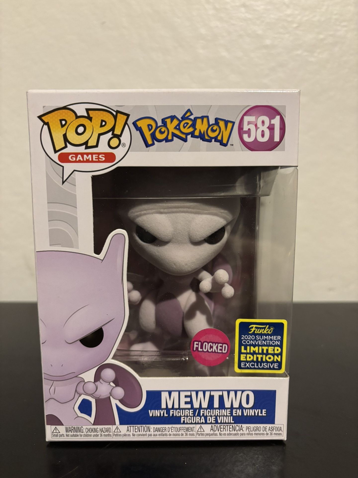 Funko Pop MewTwo Flocked