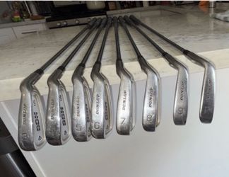 Dunlop DDH OS Iron Set 3-PW RH Stiff Steel Shafts 8 Clubs Silver/Black