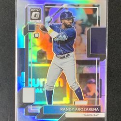 2022 Donruss OPTIC #117 - Randy Arozarena- SILVER Prizm HOLO