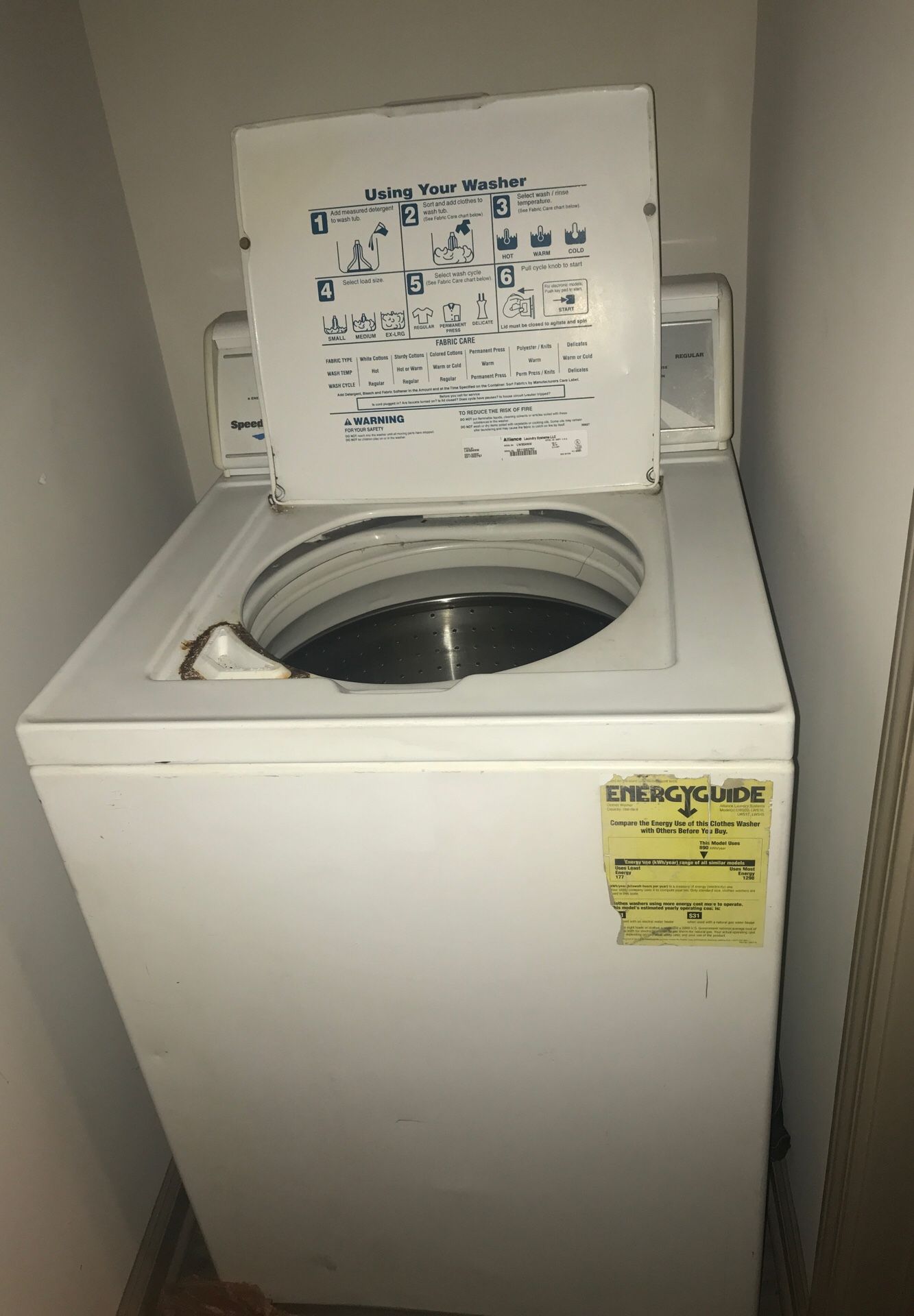 Washer and dryer