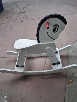 Wooden Rocking Horse Toddler Toy