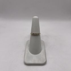 10kt Gold Diamond Engagement Style Band