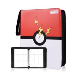 9 Pocket Waterproof Trading Card Binder, Trading Album Display Holder, Expandable, 720 Double Sided Pocket Album, Compatible with Yugioh, MTG and Othe