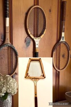 Vintage Wilson Mustang Tennis Racquet Speed Flex Fibre Strata Bow w/ clamp🟥❤️read DESCRIPTION