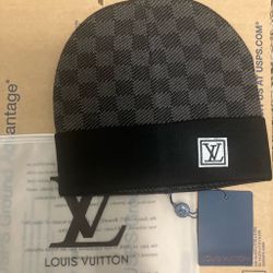 L V Monogram Beanie Hat