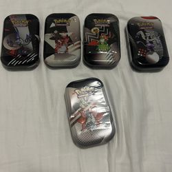 White Flare & Black Bolt Tins