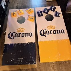 New Corona Wooden  Corn hole Game