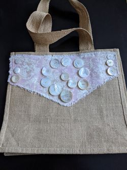 Jute Handmade Women's Tote Bag by Bags Go Green 