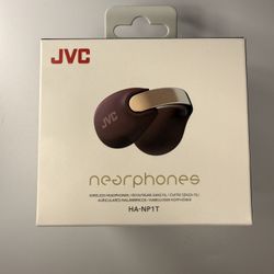 JVC Nearphones HA-NP1T Wireless Open Ear Headphones – NEW