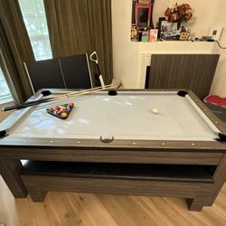 Dining room table/Pool & Ping ping combo