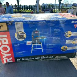 Ryobi 10” Band Saw With Silent 