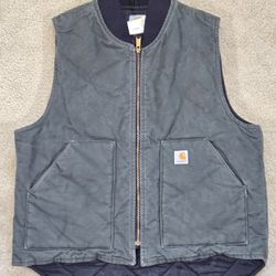 Vintage carhartt vest Green V32 DGR size large