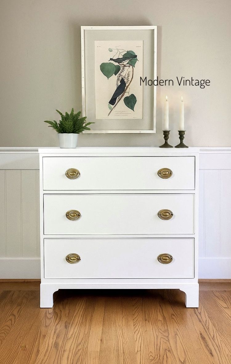 Antique White Dresser