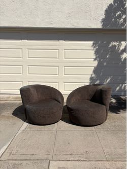Nautilus swivel chairs (Set of 2)
