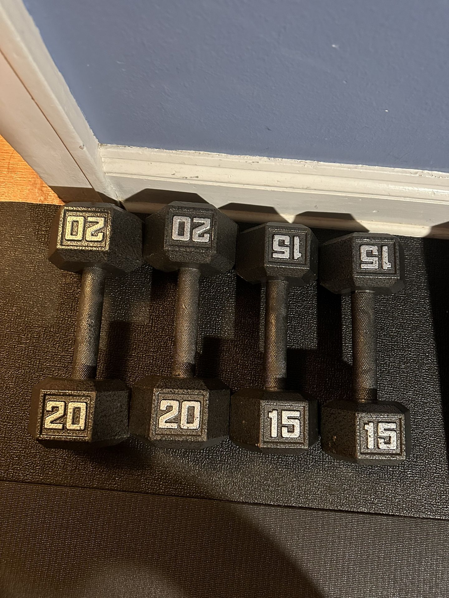 70 Pounds Of Dumbbells 20’s And 15’s