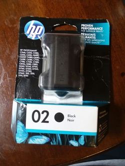 HP black ink #02