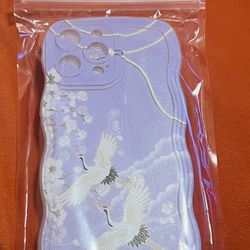 Purple Silicone iPhone 13 Pro Max Case