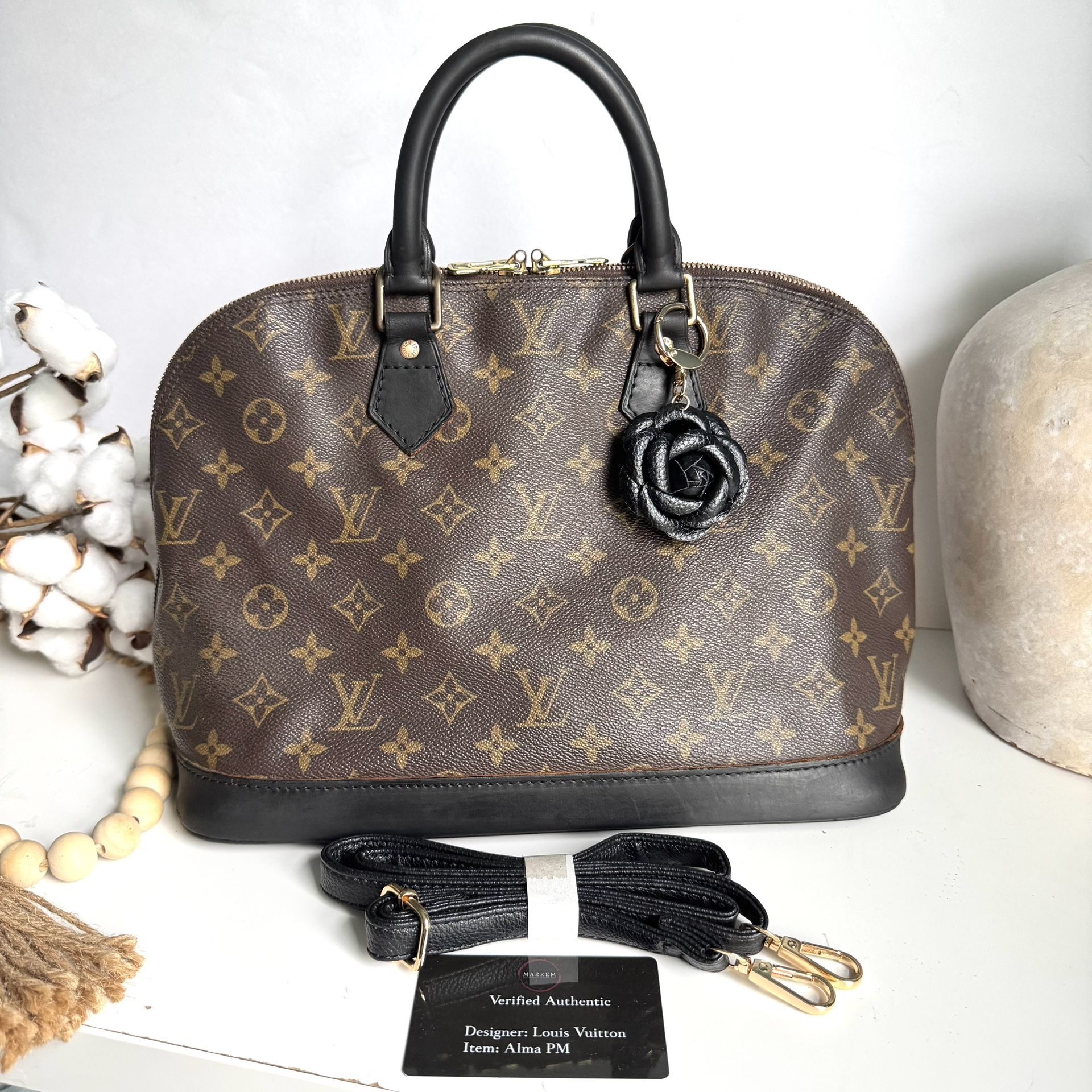 โ
AUTHENTICโ
LOUIS VUITTON ALMA PM