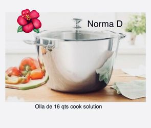 Olla de 16 qts cook solution nueva en su caja 🌺 princess house 🌺