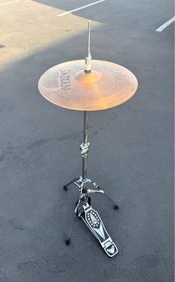 Hi hat cymbal and stand