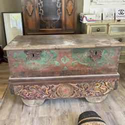 RARE Tibetan Chest 1870