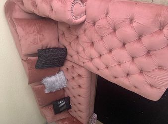 Pink 2 piece sectional